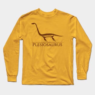 Plesiosaurus skeleton Long Sleeve T-Shirt